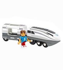 BRIO World Train- Turbo Train - Grey 36003