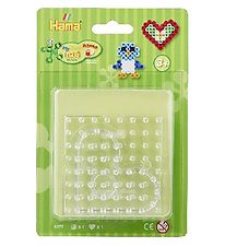 Hama Maxi Perlensteckplatten - 2 st. - Quadrat/Herz