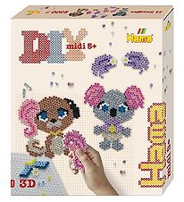 Hama Midi Bead Set - 2500 pcs - Animal salon