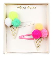 Meri Meri Hrspnne - Ice Cream PomPom-hr Clips