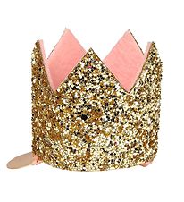 Meri Meri Costume - Hair Clip - Mini Gold Crown Hair Clip