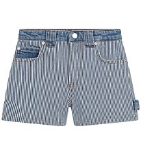 Little Marc Jacobs Jeansbroek - Blauw/Wit Gestreept m. Roze