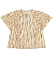 Zadig & Voltaire Top - Gold Yellow m. Muster