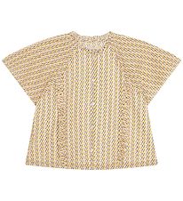 Zadig & Voltaire Top - Gold Yellow m. Patroon