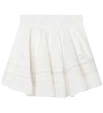 Zadig & Voltaire Skirt - Ivory w. Silver stripes