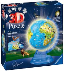 Ravensburger 3D Puzzle Game - 188 Bricks - Children's Globe Nigh