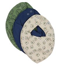 Pippi Baby Bib - 3-Pack - Dark Denim