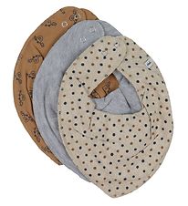 Pippi Baby Bib - 3-Pack - Indian Tan