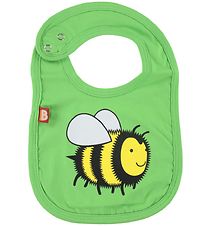 DYR Bib - DYRMunchie - Bright Green w. Bee