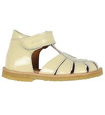 Pom Pom Sandalen - Abriebsohle - Light Yellow Lack