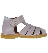 Pom Pom Sandalen - Abriebsohle - Light Lavender