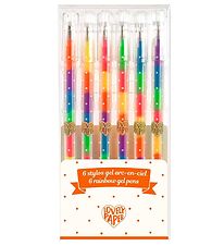 Djeco Ballpoint pens - 6 pcs - Gel - Classique