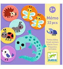 Djeco Memory Game - 32 Bricks - Small Animals