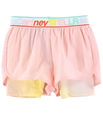 Stella McCartney Kids Shortsit - Vaaleanpunainen/Keltainen