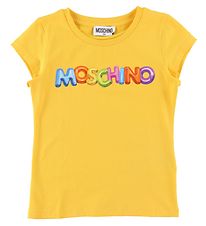 Moschino T-paita - Keltainen, Tulosta