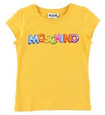 Moschino T-Shirt - Jaune av. Imprim