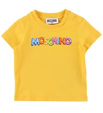 Moschino T-paita - Keltainen, Tulosta