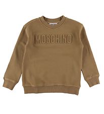 Moschino Sweat-shirt - Fonc Sable av. Logo