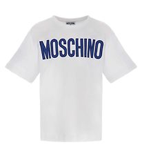 Moschino T-paita - Maxi - Valkoinen/Sininen