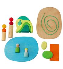 Grimms Wooden Toy - Small World Play In The Woods