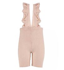 Condor Shorts m. Träger - Rib - Rosa
