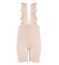 Condor Shorts w. Suspenders - Rib - Pink