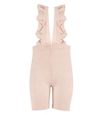 Condor Shorts m. Träger - Rib - Rosa