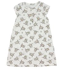 Katvig Dress - Wool - White w. Turtles