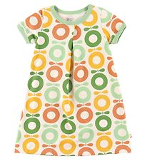 Katvig Nightdress - White/Green w. Print