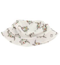 Katvig Bucket Hat - Wool - White w. Turtles