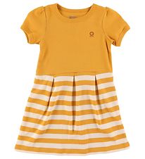 Katvig Dress - Yellow/White Striped