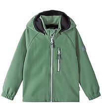 Reima Softshell Jacket w. Fleece Lining - Vantti - Green Clay