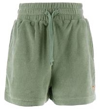 GANT Shorts - Tissu ponge taille haute - Kalamata Green