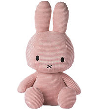 Bon Ton Toys Soft Toy - 50 cm - Miffy Sitting - Corduroy Pink