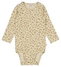 Wheat Bodysuit l/s - Fossil Insects