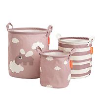 Done by Deer Storage Baskets - 3-Pack - 21/27/33 cm - Powder