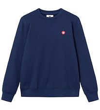 Wood Wood Sweatshirt - Krawatte - Navy