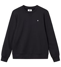 Wood Wood Sweatshirt - Krawatte - Schwarz