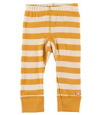 Katvig Leggings - Yellow/White Striped