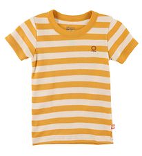 Katvig T-shirt - Yellow/White Striped