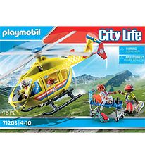 Playmobil City Life - Hlicoptre de sauvetage - 71203 - 48 Part