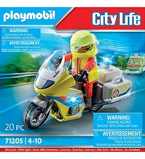 Playmobil City Life - Reddingsmotorfiets - 71205 - 20 Onderdelen