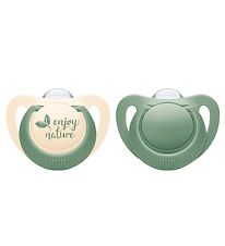 Nuk Dummies - Lining Nature - 2-Pack - Green