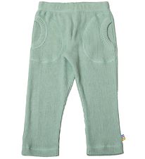 Joha Trousers - Knitted - Turquoise