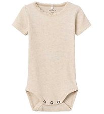 Name It Bodysuit s/s - Noos - NbfKab - Peyote Melange