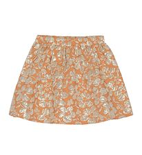 Christina Rohde Skirt - Orange w. Flowers