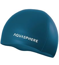 Aqua Sphere Swim Cap - Plain Cap - Dark Blue