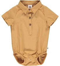 Msli Shirt Bodysuit s/s - Poplin - Cinnamon