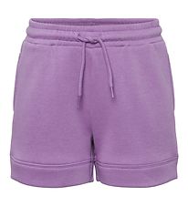 Pieces Kids Sweat Shorts - PkChilli - Paisley Purple