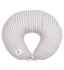Pine Cone Nursing Pillow - Kapok - Nora - Mushroom Stripe